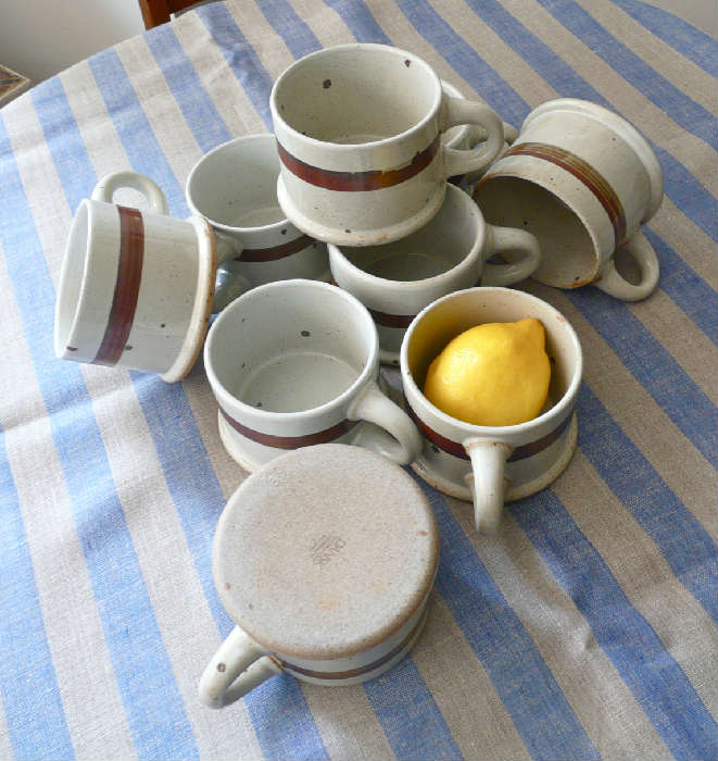 handmade Dansk Niels Refsgaard stoneware mugs