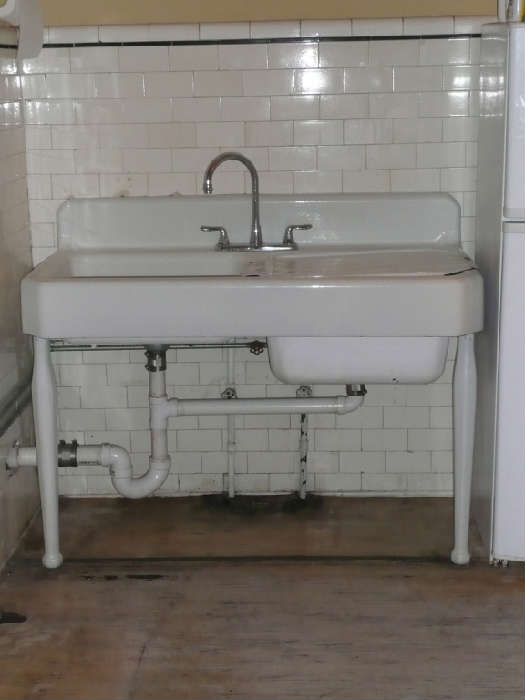 antique porcelain over cast iron double basin with removable drain board farmhouse sink with porcelain legs