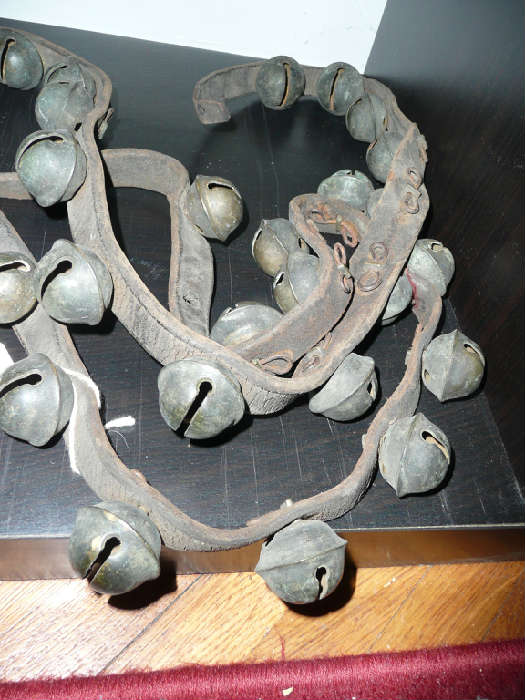 Antique sleigh bells. There's another more rare set of graduated sleigh bells, too.