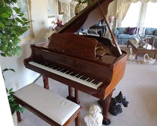 Living Room: Sherman Clay Baby Grand Piano