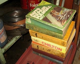 Stack of Chilton Automotive Books