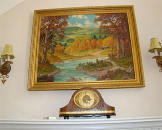 Sconce not included in sale. Stay with owner.