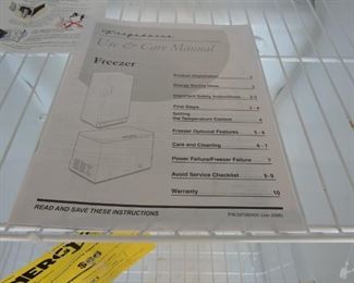 Frigidaire 14.4 Upright freezer works