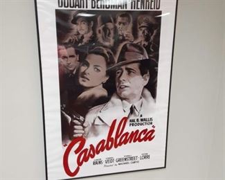 Casablanca movie theater poster