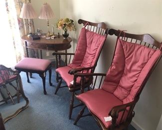 Duckloe chairs, french dressing table