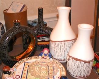 Loads of Decorative Items and Serving Pieces
