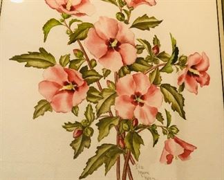 Group of Original Watercolors by Georgia Artist, Lila Moore Keen (1903-1963). Her original watercolors are very hard to find.
