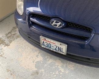 2009 Hyundai Accent with 37,321 original miles.