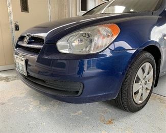 2009 Hyundai Accent with 37,321 original miles.