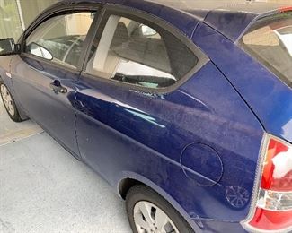 2009 Hyundai Accent with 37,321 original miles.