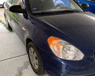 2009 Hyundai Accent with 37,321 original miles.