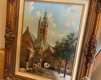 Original artwork oil on canvas signed by artist