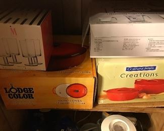 New in box Lodge pan and more