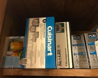 New in box Cusinart mixing bowls 