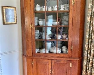 Antique corner cabinet