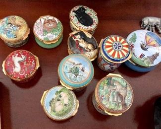 Enamel boxes, Many  Halcyon Days