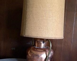 Copper lamp