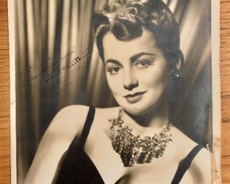 Olivia de Haviland signed photo