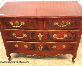  ANTIQUE 18TH Century Red Lacquer Asian Decorated 2 over 2 Drawer Chest

Auction Estimate $1000-$2000 – Located Inside 