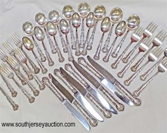  39 Piece “Frank M. Whiting” Sterling Flatware Set in Wooden Case

Auction Estimate $400-$800 – Located Glassware 