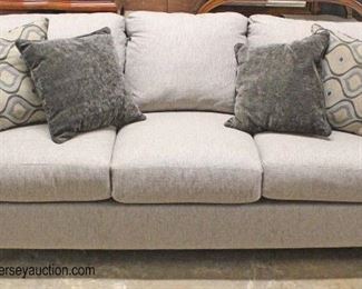  NEW Grey Upholstered Contemporary Sofa with Decorative Pillows

Auction Estimate $300-$600 – Located Inside 
