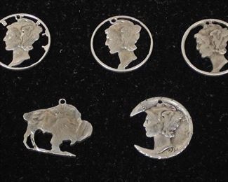  Selection of Silver Charms made from Silver Coins

Auction Estimate $20-$50 – Located Glassware 