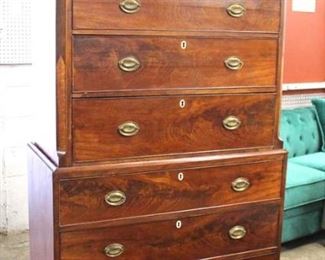 ANTIQUE 3 Part Mahogany Chest on Chest

Auction Estimate $400-$800 – Located Inside