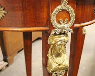 Mahogany Marble Top French Style Lamp Table with Applied Bronze

Auction Estimate $100-$300 – Located Inside

 