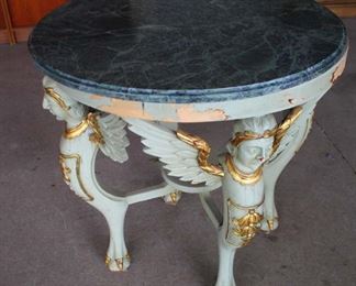 Hand Carved Victorian Style Paint Decorated Marble Top Table

Auction Estimate $50-$100 – Located Inside