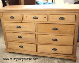 NEW Rustic Style 9 Drawer Dresser

Auction Estimate $100-$300 – Located Inside

 