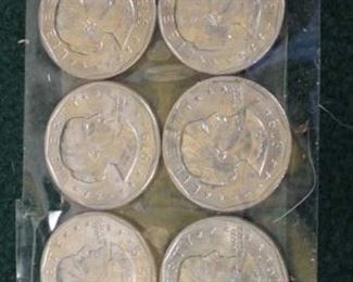 Sheet of 10 Susan B. Anthony Dollars

Auction Estimate $10-$20 – Located Glassware