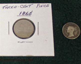 1865 & 1866 Silver .03 Cent Piece

Auction Estimate $10-$40 – Located Glassware
