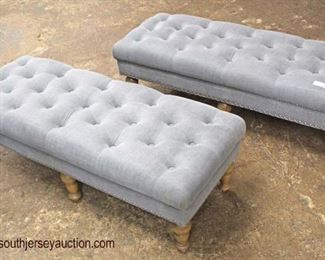 PAIR of NEW Button Tufted End of the Bed Benches

Auction Estimate $200-400 – Located Inside

 