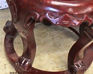 PAIR of SOLID Hardwood Asian Plant Stands

Auction Estimate $100-$300 – Located Inside