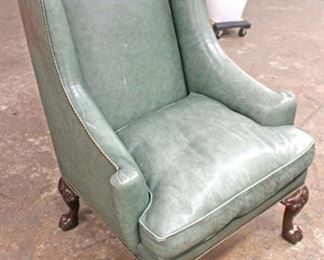 Leather “Henredon Leather Company” High Back Chippendale Style Chair

Auction Estimate $200-$400 – Located Inside