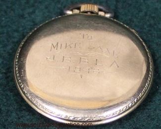 10 Karat “Bulova” Yellow Gold Filled Pocket Watch with Case

Auction Estimate $20-$50 – Located Glassware