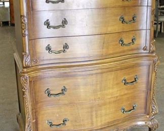 Mahogany French Style High Chest with Matching Low Chest with Swans in the Brown Mahogany

Auction Estimate $300-$600 – Located Inside

 