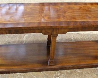  Burl “Drexel Furniture” Mahogany and Banded 2 Tier Sofa Table

Auction Estimate $200-$400 – Located Inside 
