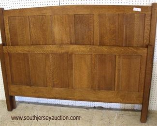  Mission Oak “Stickley Furniture” Queen Size High Back Panel front and Back Bed

Auction Estimate $400-$800 – Located Inside 