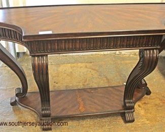  Mahogany Scroll Leg Carved Banded Top Console Table

Auction Estimate $100-$300 – Located Inside 