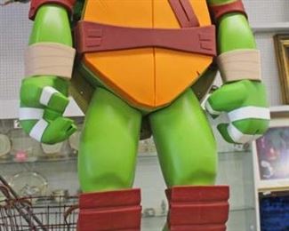  COOL “Leonardo” Teenage Mutant Ninja Turtle with Shell Back Storage (approximately 4’ High)

Auction Estimate $100-$200 – Located Glassware 