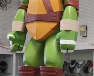 COOL “Leonardo” Teenage Mutant Ninja Turtle with Shell Back Storage (approximately 4’ High)

Auction Estimate $100-$200 – Located Glassware 
