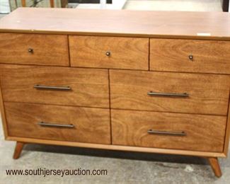  NEW PAIR of Mid Century Design Walnut 3 over 4 Drawer Low Chest

Auction Estimate $200-$400 each– Located Inside 