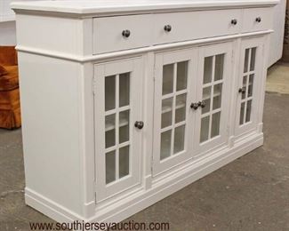  NEW White Contemporary 4 Door 3 Drawer Buffet

Auction Estimate $200-$400 – Located Inside 