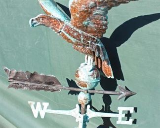  Copper Eagle Weather Vane with Nice Patina

Auction Estimate $200-$400 – Located Field 