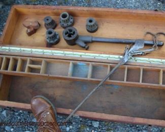  Assortment of Primitive Wood Tool Boxes

“Black and Decker” and Other

Auction Estimate $20-$100 – Located Inside 