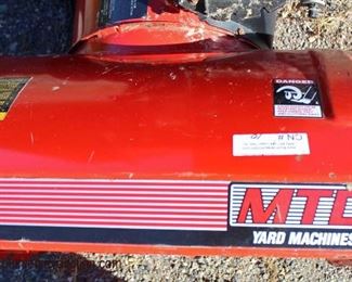   “MTD Yard Machine” 5/22 2-Stage Tecumseh Products 22” Snow Blower

Auction Estimate $100-$400 – Located Field 