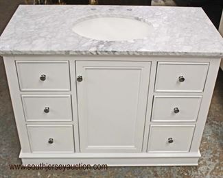  NEW 42” Marble Top 1 Door 6 Drawer White Bathroom Vanity

Auction Estimate $200-$400 – Located Inside 