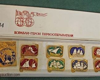 Russian Military Pins in Case

Auction Estimate $50-$100 – Located Glassware 