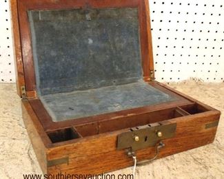  19th Century Traveling Lap Desk with Brass Edges

Auction Estimate $50-$100 – Located Glassware 